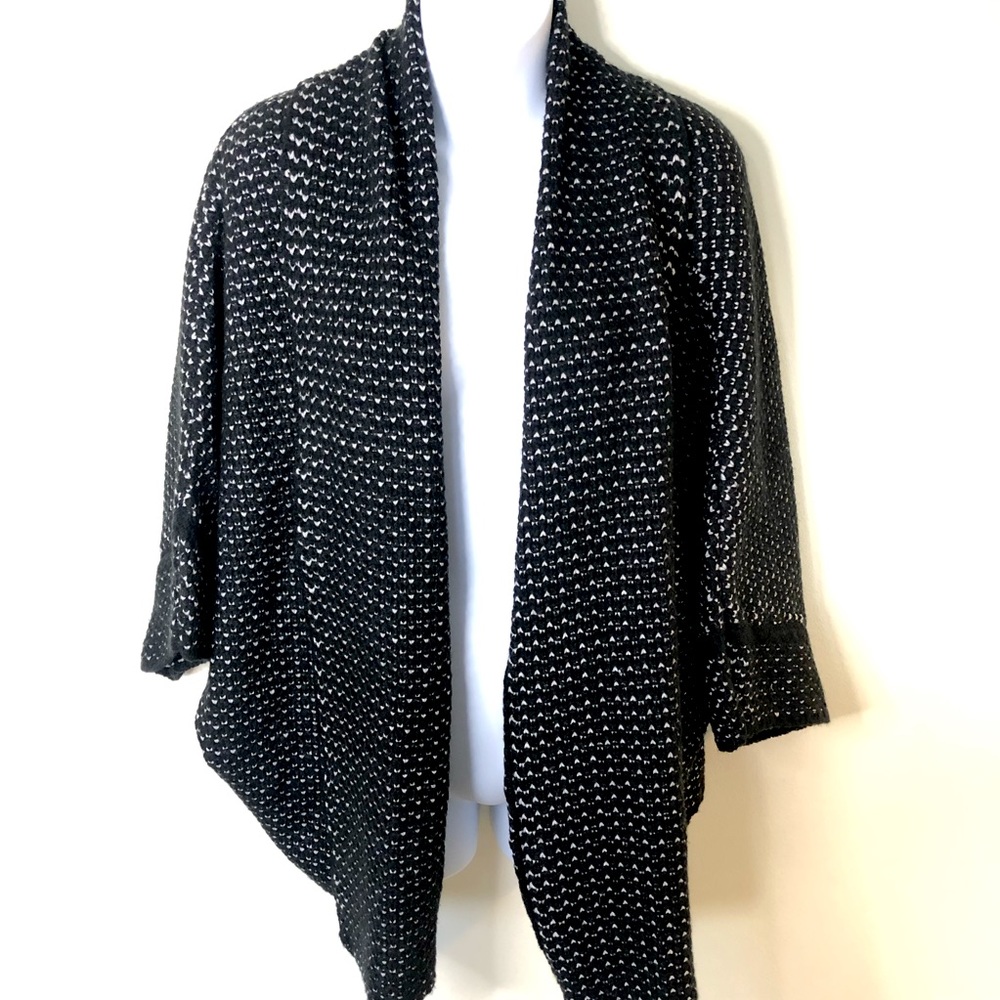 Amanda Green chunky draped bat wing knit cardigan
